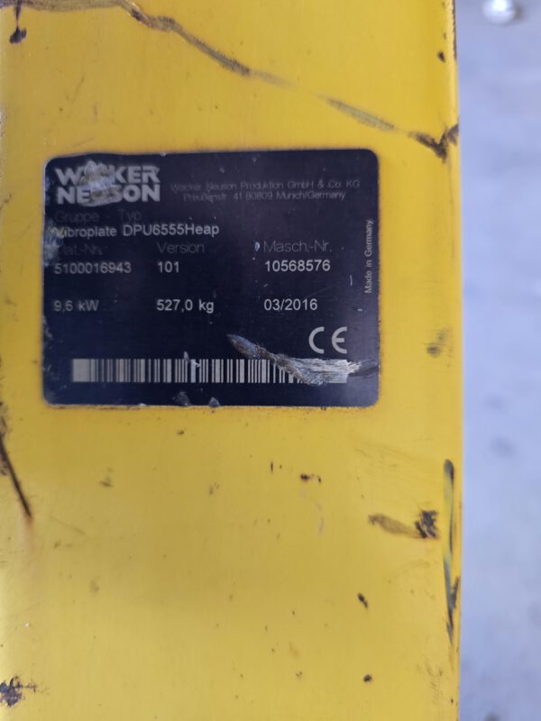 Wacker DPU 6555Hehap Trilplaat te koop bij Vonk Bouwmaterieel