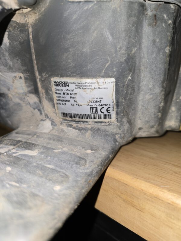 Patrick Vonk verkoopt een Wacker Neuson BTS 635s Doorslijper bij Vonk Bouwmaterieel